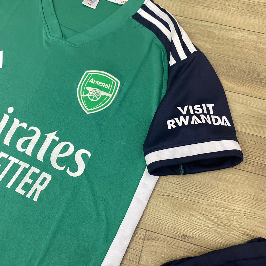 Bộ quần áo bóng đá Arsenal xanh két ND2024 FLG No Room