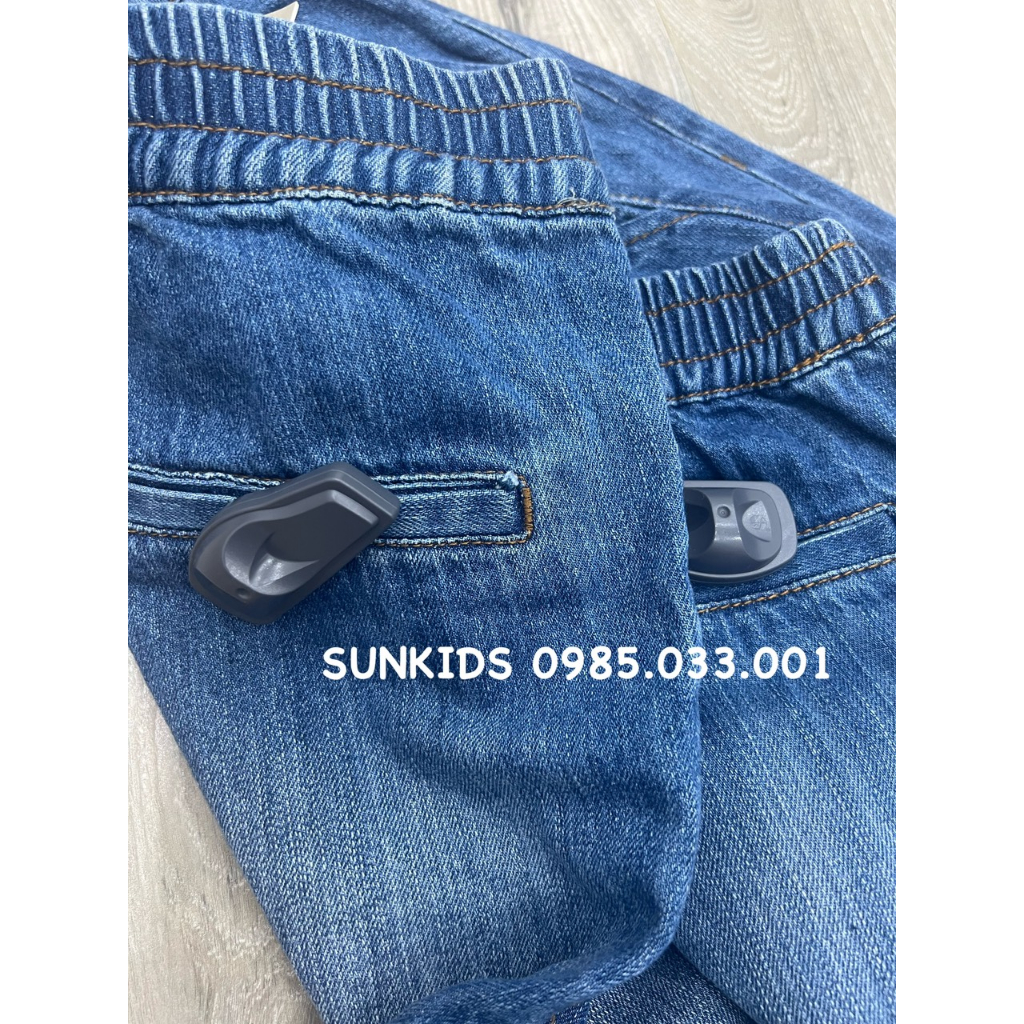 Quần jean mềm bé gái dáng suông