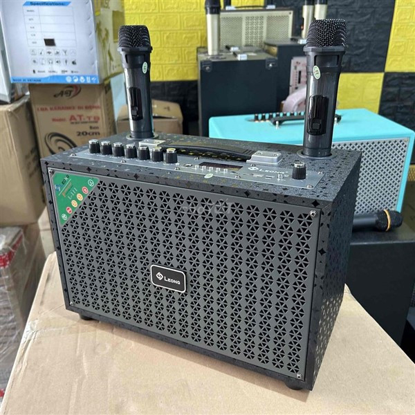 LOA KARAOKE XÁCH TAY 2 MIC LEONG L111