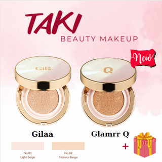  Có Tem Phụ  Phấn Nước Che Phủ Kiềm Dầu Mỏng Mịn GILAA Long Wear DD Cushion SPF50+ PA+++ 13g  01- 02  