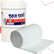 Bông bạch tuyết Cuộn 1kg Bông Nguyên Quận Chưa Cắt Hàng Cao Cấp Dùng Trong Spa