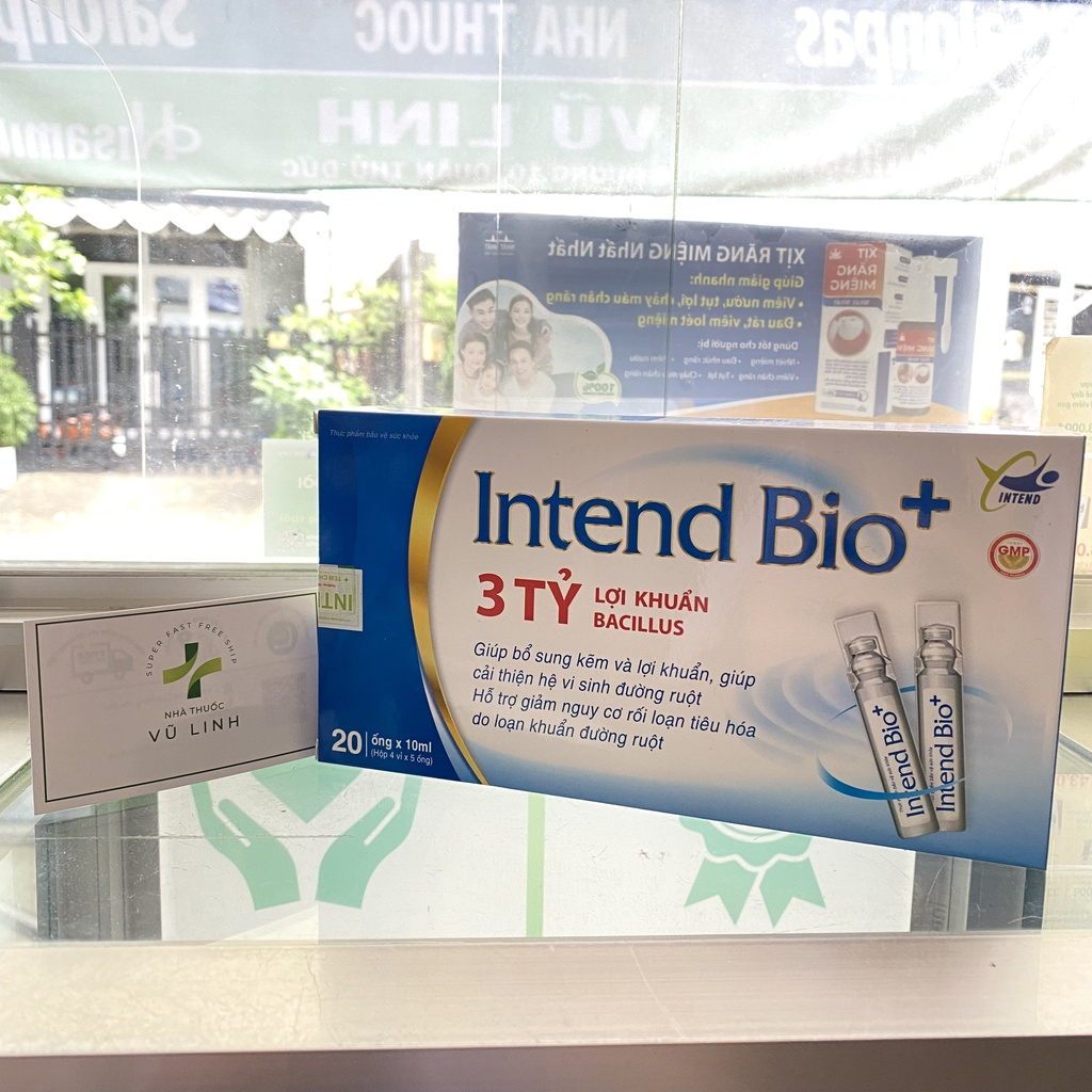 Men vi sinh cho bé  Intend Bio - Giúp bổ sung kẽm lợi khuẩn,cải thiện hệ vi sinh đường ruột, Giảm rối loạn tiêu hóa