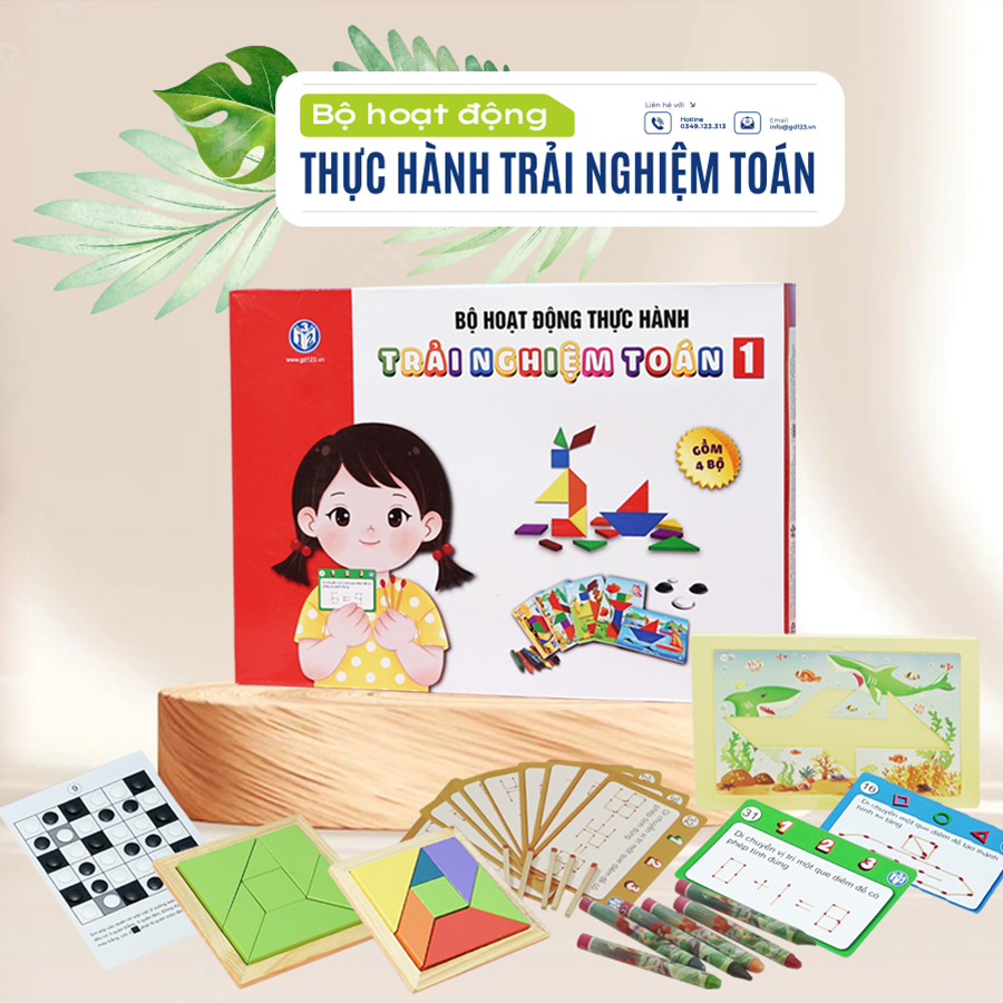 Bộ Hoạt động thực hành trải nghiệm toán học  PHÁT TRIỂN TRÍ NÃO CHO CÁC BÉ 3+