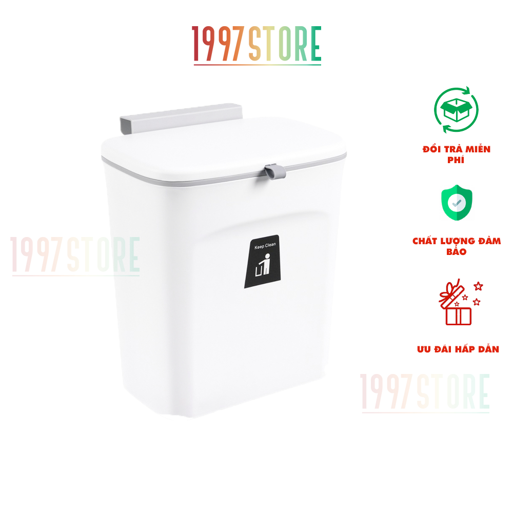 Thùng rác treo tường tiện lợi.Làm từ nhựa pp chống bám bẩn dung tích 9lit