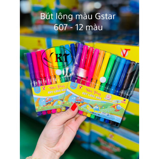Bút lông màu gstar 607 - 12 màu, 18 màu, 24 màu chính hãng