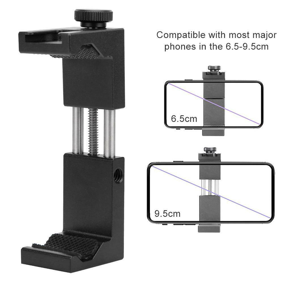 ULANZI ST-02S - Ngàm kẹp điện thoại bằng nhôm hỗ trợ quay phim, chụp ảnh, livestream - HÀNG CHÍNH HÃNG