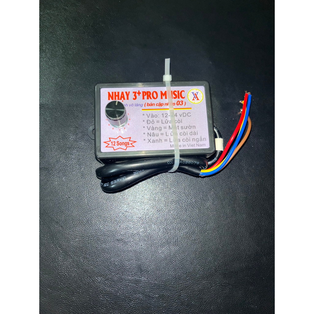 Nhại ô tô nhại 3 pro dùng điện 12v 24v