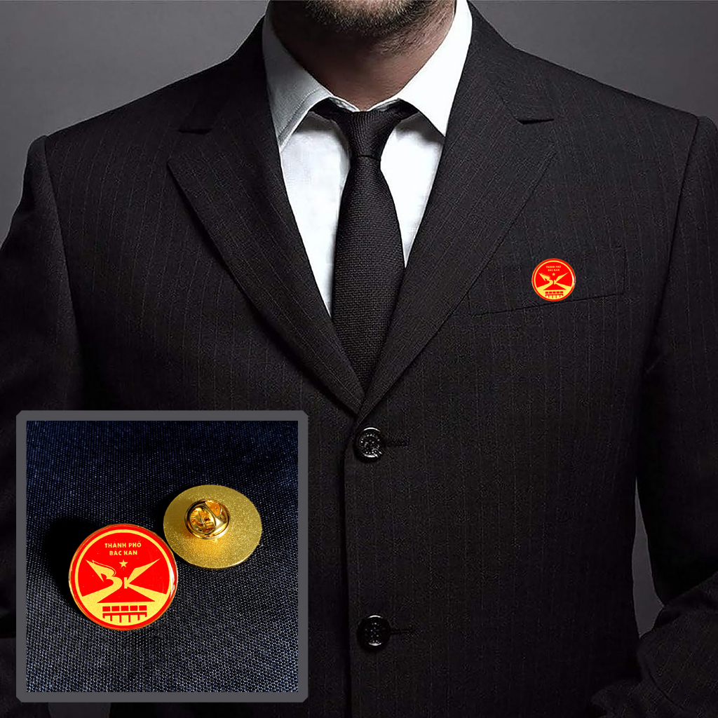 Trâm cài áo kim loại Logo các Tỉnh, Thành phố Việt Nam