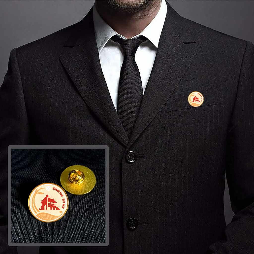 Trâm cài áo kim loại Logo các Tỉnh, Thành phố Việt Nam