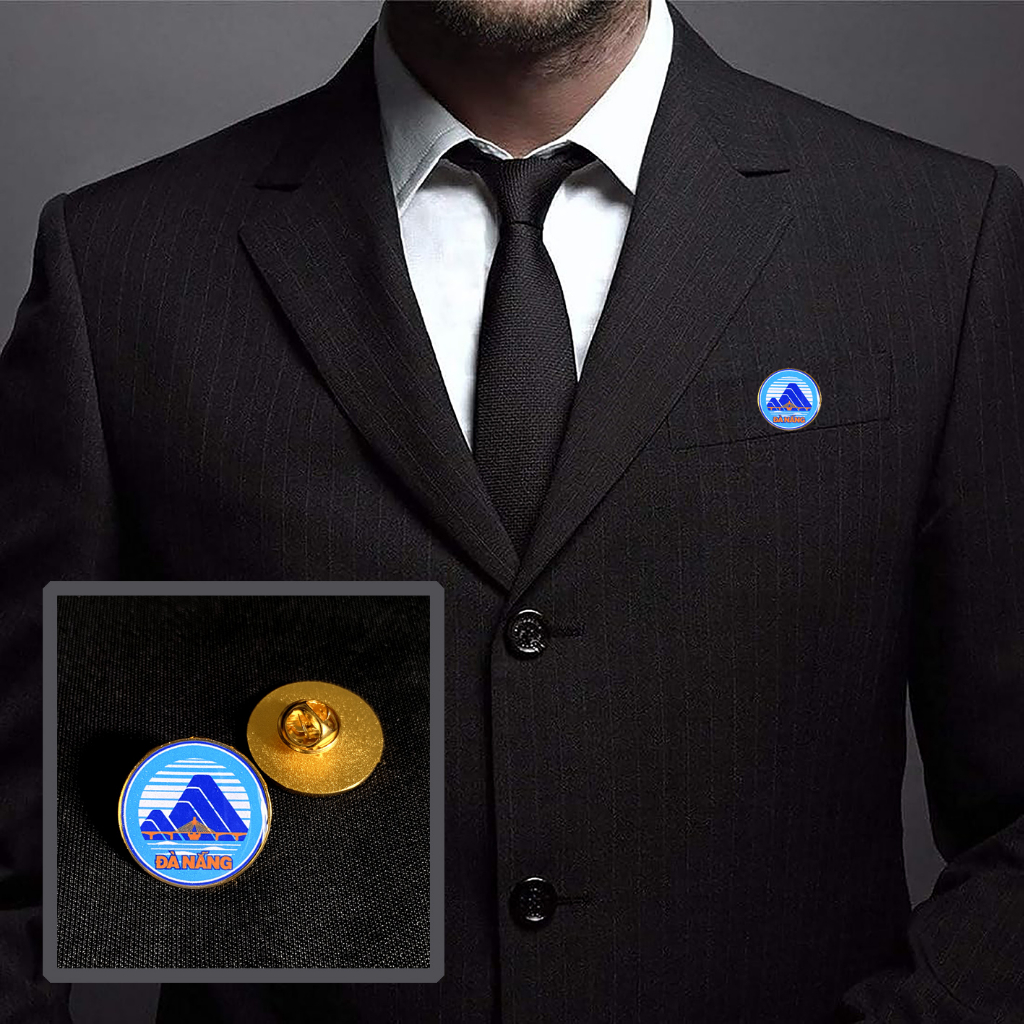 Trâm cài áo kim loại Logo các Tỉnh, Thành phố Việt Nam