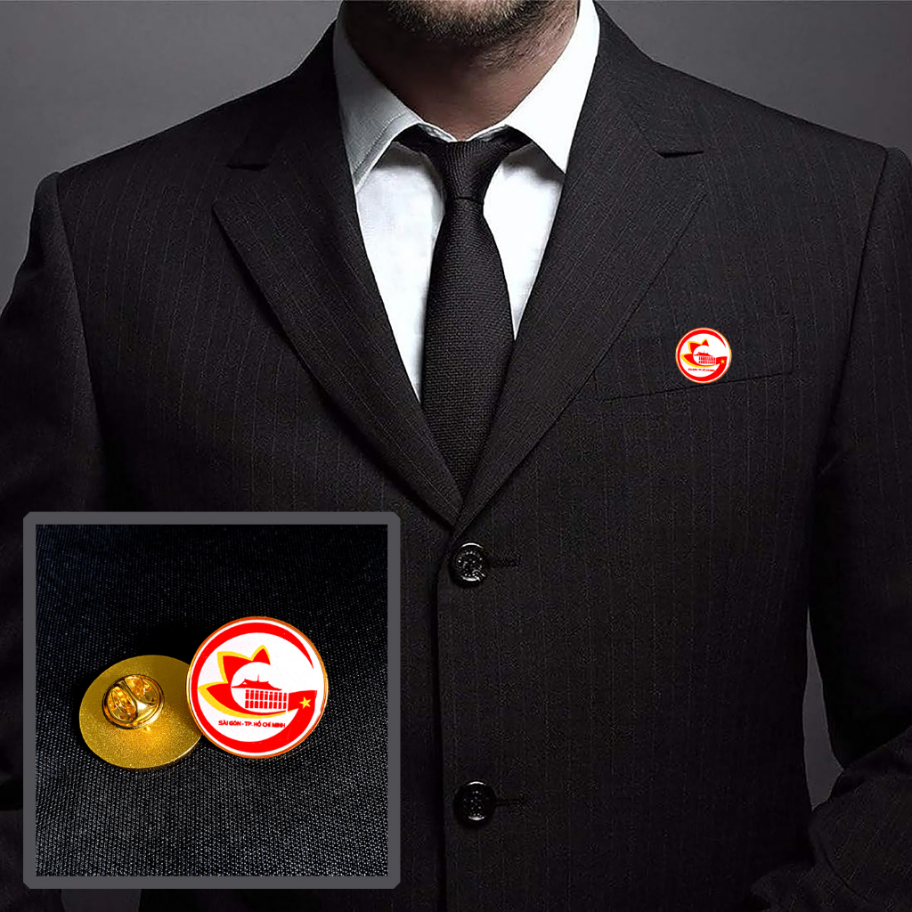 Trâm cài áo kim loại Logo các Tỉnh, Thành phố Việt Nam