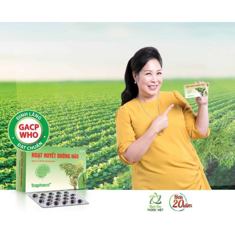 Hoạt huyết dưỡng não Traphaco Hộp 100 viên