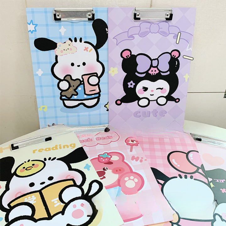 Bảng kẹp A4 tài liệu, giấy vẽ SANRIO dễ thương Mim Mim Store KA4SAN28