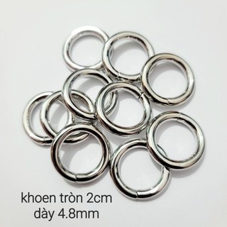 Khoen tròn đóng, khoen tròn mở các loại