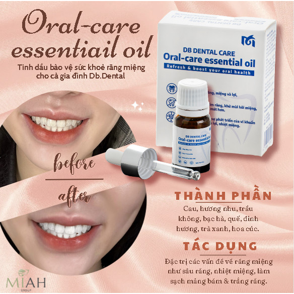 TINH DẦU RĂNG MIỆNG DR. DENTAL CARE LÀM TRẮNG RĂNG, NGĂN NGỪA HÔI MIỆNG 10ML