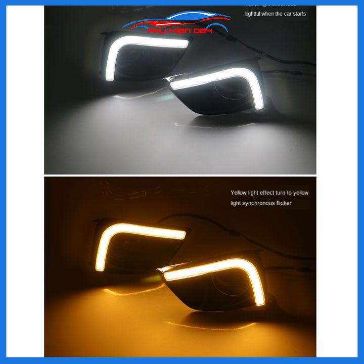 Đèn Led gầm trước Vios 2014-2015-2016-2017-2018 2 chế độ