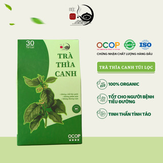 Trà Dây Thìa Canh Túi Lọc ngưng biến chứng tiểu đường, hỗ trợ ổn định đường huyết Hộp 30 túi lọc - Mộc Trà 98