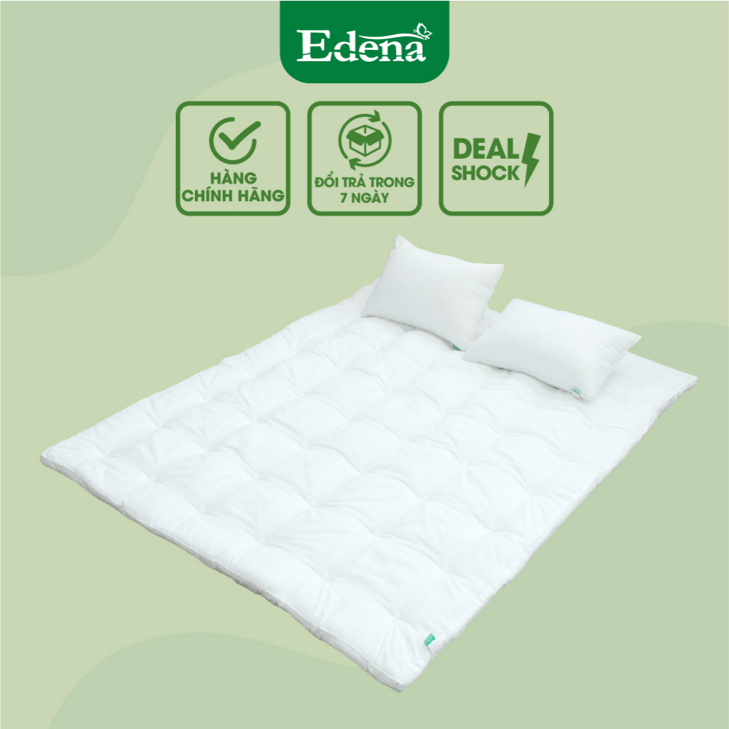 Topper Deluxe Edena, hỗ trợ tăng độ êm ái cho nệm, dày 5cm