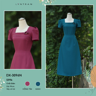 Đầm xoè nữ cổ vuông LYNTRAN DX-3096N