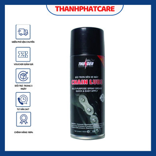 Chai Xịt, Bôi Trơn Sên Thunder Chain Lube 400ml (Mẫu Mới)