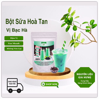 Bột sữa neicha vị bạc hà/ nguyên liệu pha trà sữa pha sẵn siêu nhanh, thơm ngon béo ngậy.