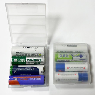 Hộp đựng Pin AA, AAA trong suốt tiện lợi có khóa cài