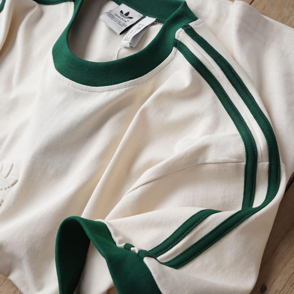 Áo Thun Adida.s Logo Ép Nổi 3D Chất Vải Cotton 2C Co Giãn, Form Tay Lỡ Unisex Dành Cho Cả Nam Và Nữ