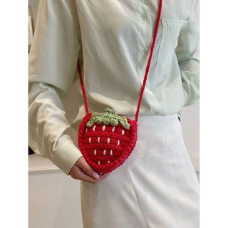 Túi dâu tây len 🍓