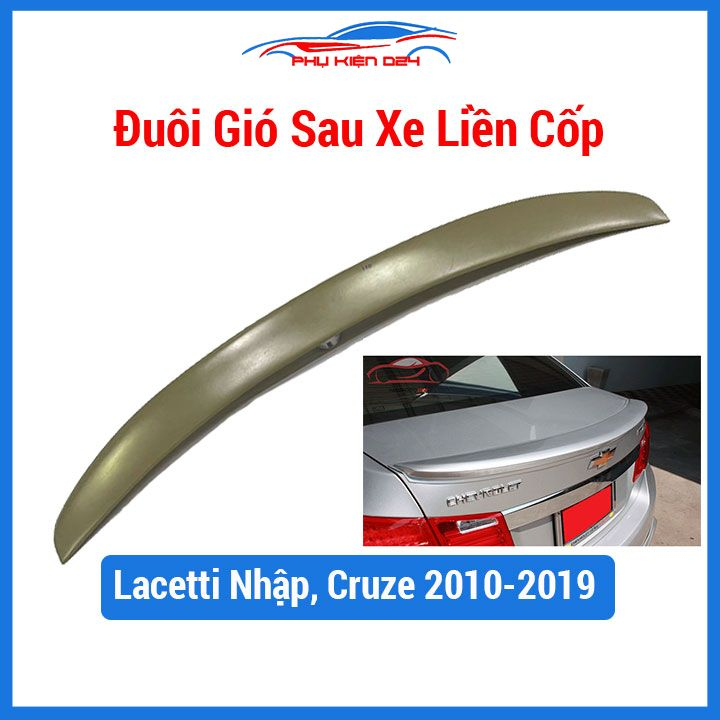 Đuôi gió sau xe liền cốp Lacetti nhập, Cruze 2010-2011-2012-2013-2014-2015-2016-2017-2018-2019 hàng mộc