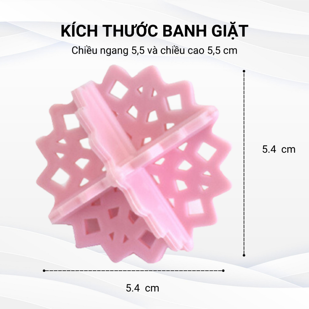 Banh giặt HOFACO làm sạch chống nhăn quần áo được làm bằng nhựa nguyên sinh cao cấp