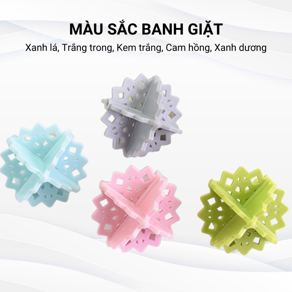 Banh giặt HOFACO làm sạch chống nhăn quần áo được làm bằng nhựa nguyên sinh cao cấp
