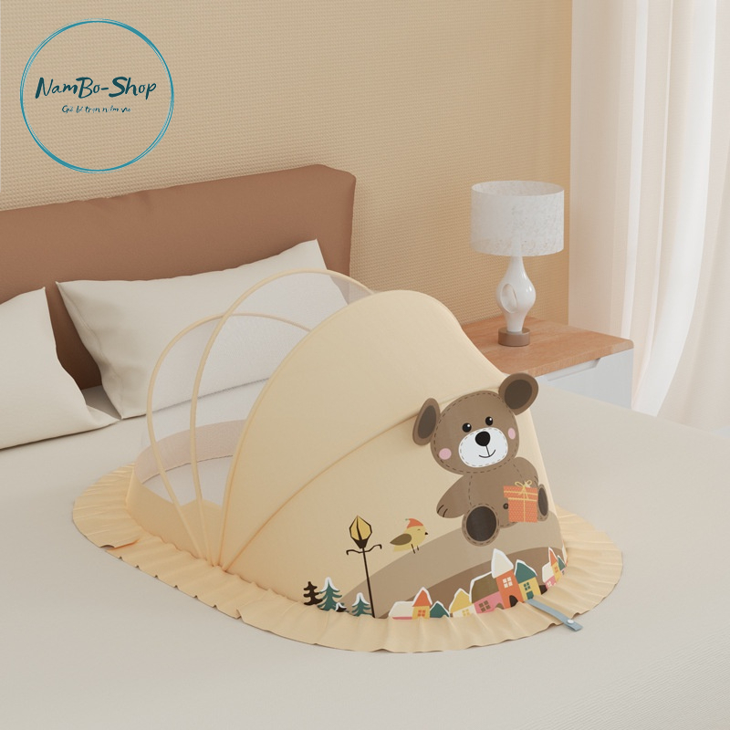 MÀN/ MÙNG CHỤP GẬP GỌN KILUTA HÌNH THÚ CHO BÉ - MÀN TO CHẮC CHẮN - HOẠ TIẾT MÈO, SƯ TỬ CỰC DỄ THƯƠNG...