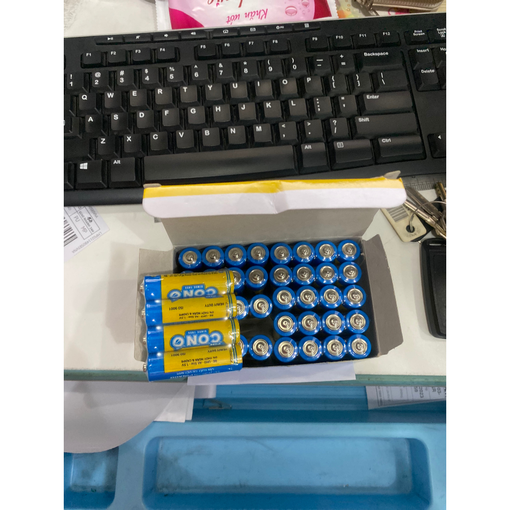 Hộp 40 viên Pin tiểu AA con ó PINACO 1.5V MẪU MỚI