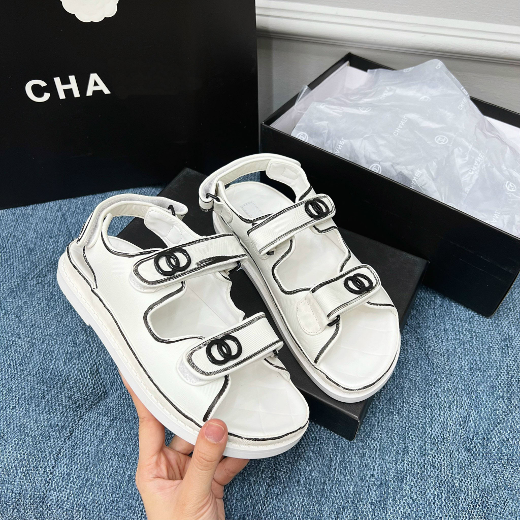 Sandal thể thao nữ quai dán ngang hàng super cao cấp