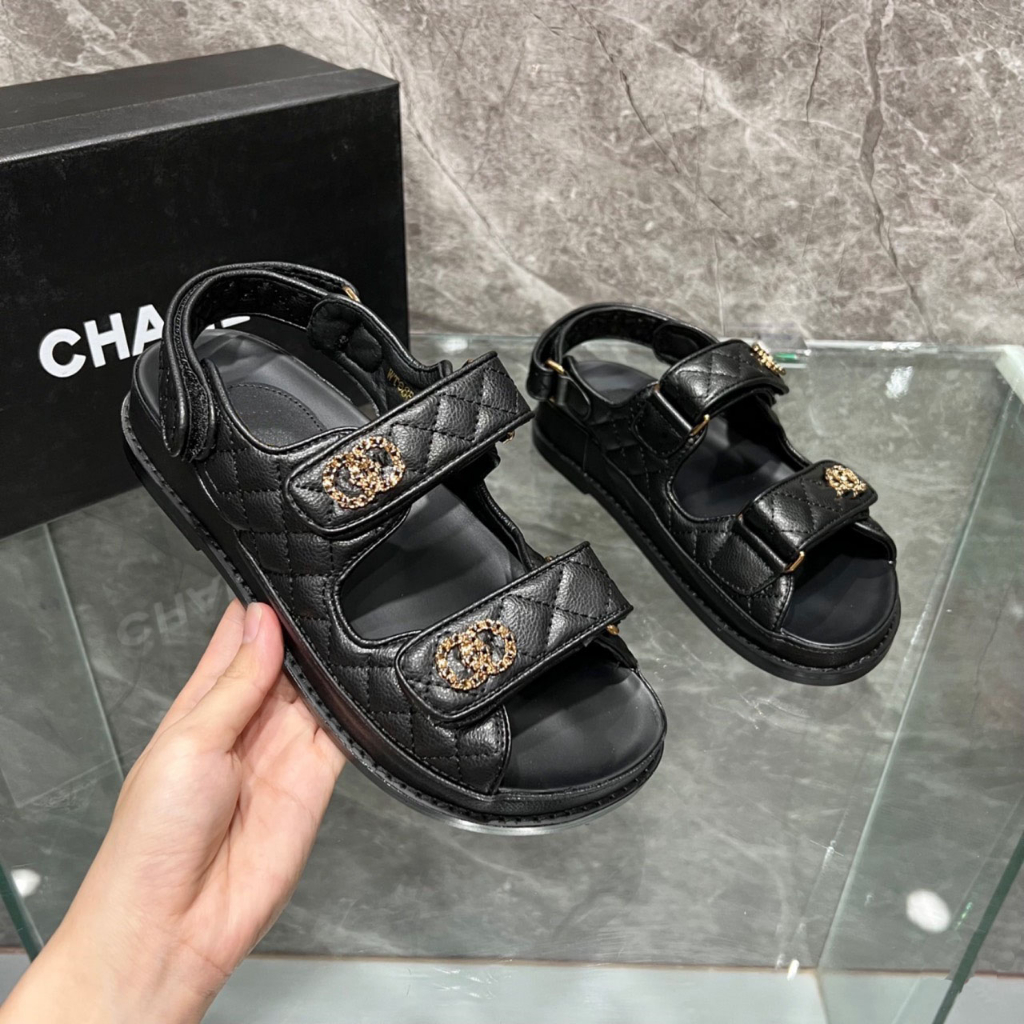 Sandal thể thao nữ quai dán ngang hàng super cao cấp