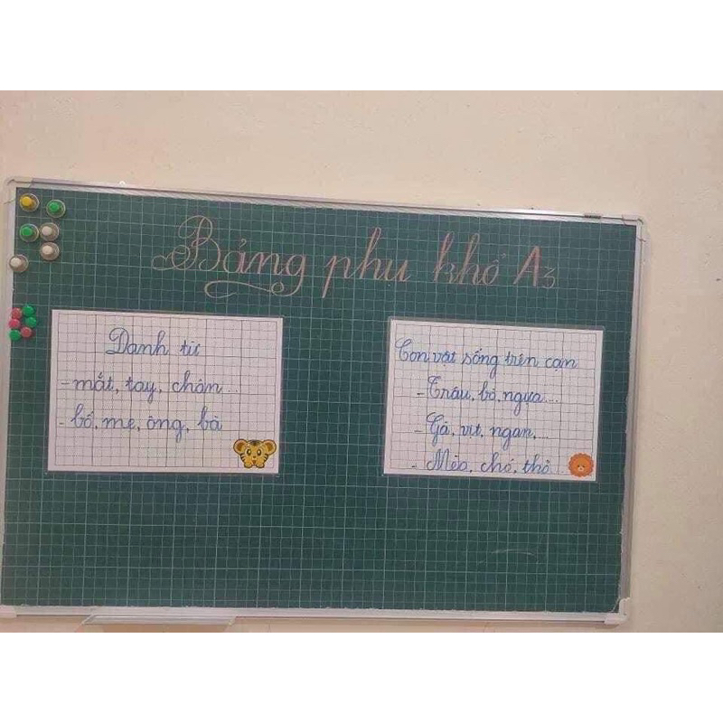 Bảng phụ khổ a4,a3