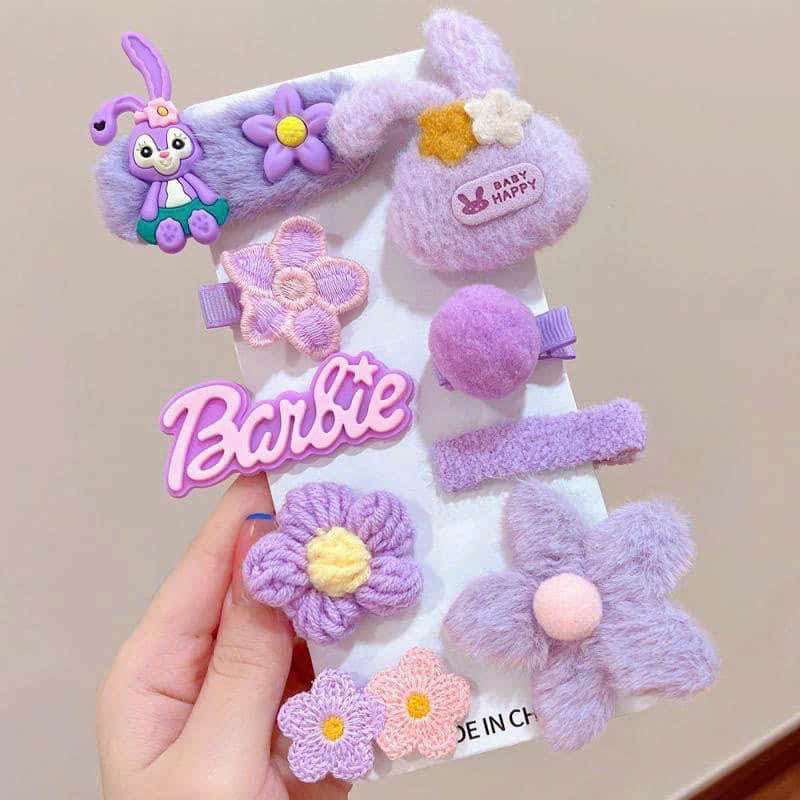 Set Kẹp Tóc Gấu Dâu Dễ Thương, Kẹp Tóc Kuromi Sanrio, Kẹp Tóc Mái Cinnamoroll Cute, Set Kẹp Tóc Giá Rẻ