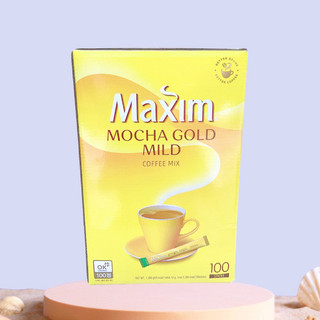 Cà phê maxim mocha gold mild hàn quốc hộp 100 gói