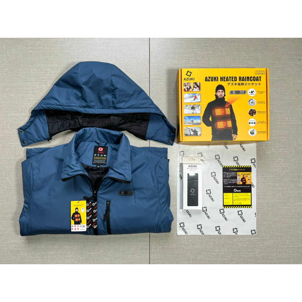 Áo Sưởi Ấm Azuki AZUKI R05 Chạy Bằng Pin Chất Lượng Cao Cấp  BH 12 Tháng chính hãng