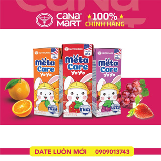 MIX 3 VỊ Thùng sữa vị chua MetaCare Yoyo 1 tỉ lợi khuẩn giúp bé phát triển