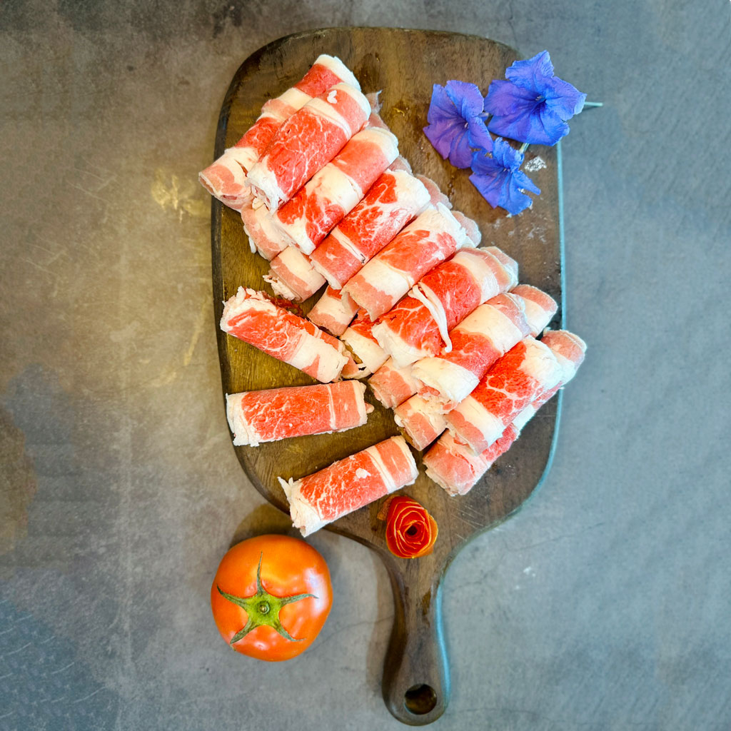 Ba chỉ bò Mỹ Excel Green Meat thái cuộn 500g