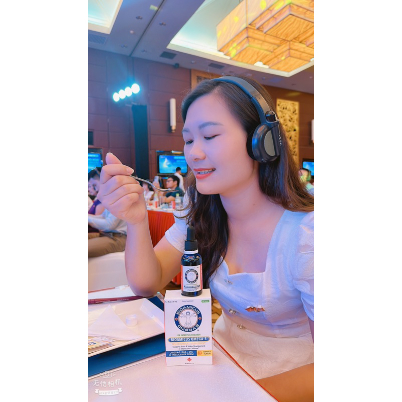 Bioamicus Omega 3 Tinh Khiết Không Tanh DHA cho trẻ sơ sinh Bổ sung dha cho bé giúp bé phát triển trí não Mắt sáng khỏe