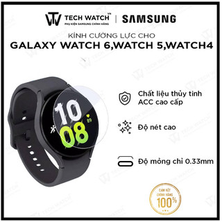 [ Kính Cường Lực Cho Watch 6,5,4 ]- Kính Cường Lực 9H Samsung Galaxy Watch 6,5,4 - TechWatchVN
