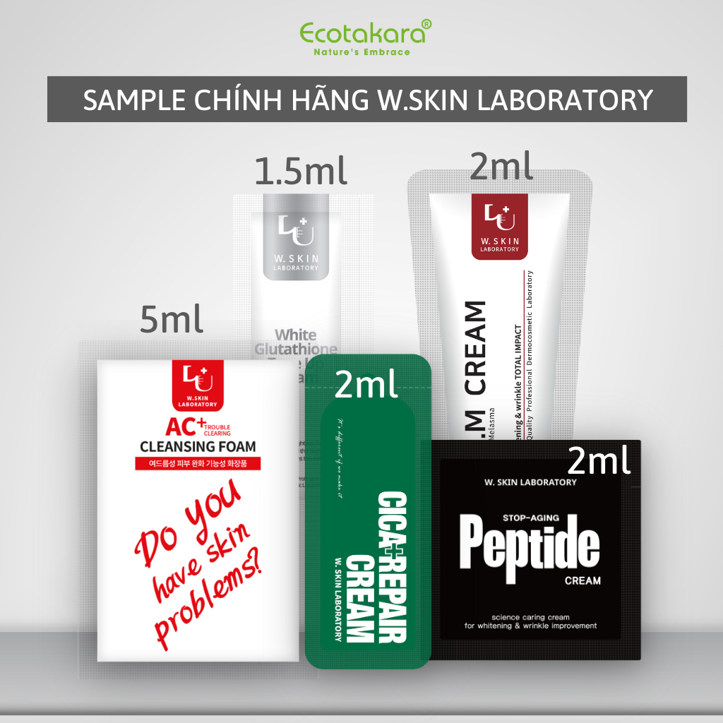 [QUÀ TẶNG] Sample dưỡng da W.SKIN LABORATORY (2ml)