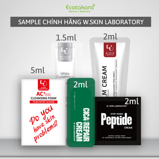 Sample dưỡng da w.skin laboratory