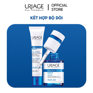 Combo kem dưỡng và serum làm dịu phục hồi da sáng mịn bariéderm-cica daily