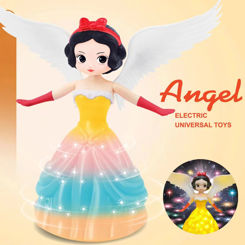 Đồ chơi đèn lồng trung thu hình công chúa dành cho bé có tay cầm