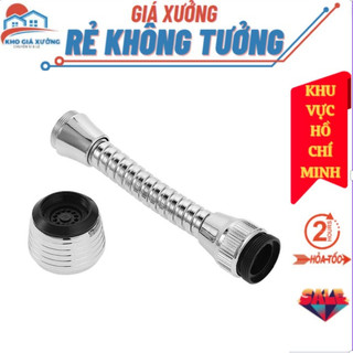  Đầu Nối Vòi Nước Tăng Áp 2 Chế Độ Phun Tiện Lợi - ĐẦU VÒI NƯỚC RỬA CHÉN TĂNG ÁP XOAY 360 ĐỘ - Đầu Nối Dài