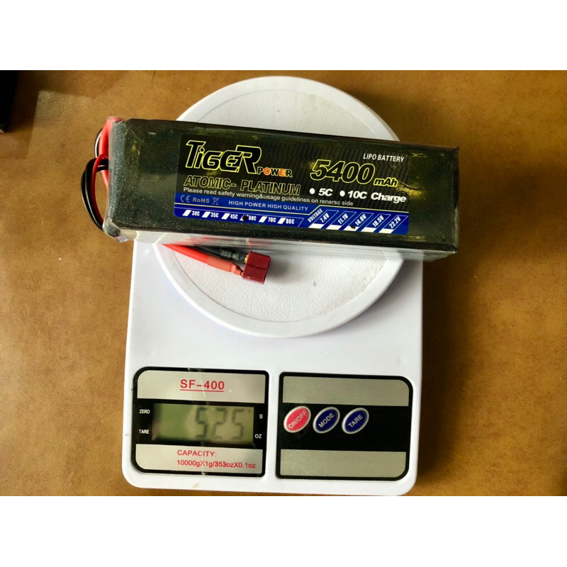 Pin Lipo 3S Tiger 5400mAh 11.1V