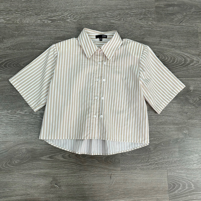 AnDi.vnxk Áo sơ mi tay ngắn có mút vai xuất xịn - M.ixxo